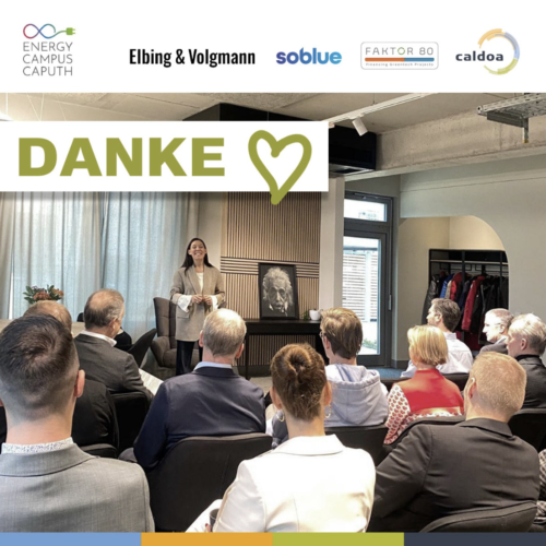 G𝗲𝗯𝘂̈𝗻𝗱𝗲𝗹𝘁𝗲 𝗞𝗼𝗺𝗽𝗲𝘁𝗲𝗻𝘇 𝗳𝘂̈𝗿 𝗱𝗶𝗲 𝗸𝗼𝗺𝗺𝘂𝗻𝗮𝗹𝗲 𝗪𝗮̈𝗿𝗺𝗲𝗽𝗹𝗮𝗻𝘂𝗻𝗴 im Energy Campus Caputh